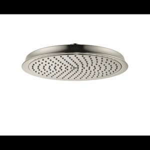Hansgrohe Raindance Brushed Nickel 1-Spray 10 inch Rain Shower Head 2.5-GPM